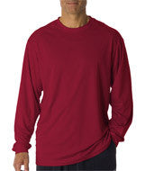 4104 Badger Adult B-Core Long-Sleeve Performance Tee Cardinal