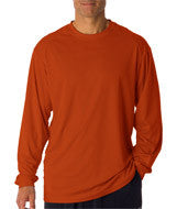 4104 Badger Adult B-Core Long-Sleeve Performance Tee Texas Orange