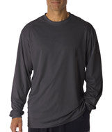 4104 Badger Adult B-Core Long-Sleeve Performance Tee Graphite