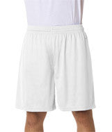 4107 Badger Adult B-Core Performance 7" Shorts White