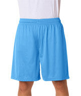 4107 Badger Adult B-Core Performance 7" Shorts Columbia Blue