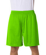 4107 Badger Adult B-Core Performance 7" Shorts Lime