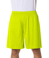 4107 Badger Adult B-Core Performance 7" Shorts Safety Yellow