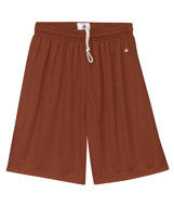 4109 Badger Performance 9" Shorts Texas Orange