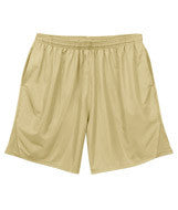 4110 Badger Adult 9" BT5 Performance Trainer Shorts With Pockets Vegas Gold