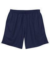 4110 Badger Adult 9" BT5 Performance Trainer Shorts With Pockets Navy