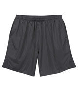 4110 Badger Adult 9" BT5 Performance Trainer Shorts With Pockets Graphite