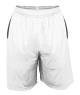 4112 Badger Defender 10" Short White/ Graphite
