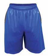 4112 Badger Defender 10" Short Royal/ Graphite