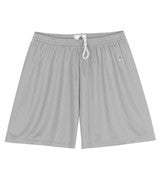 4116 Badger Ladies' 5" B-Dry Core Short Silver