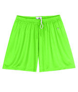 4116 Badger Ladies' 5" B-Dry Core Short Lime