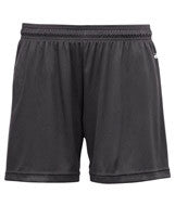 4116 Badger Ladies' 5" B-Dry Core Short Graphite