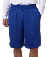 4119 Badger Adult B-Core 10" Performance Shorts with Pockets Royal