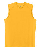 4130 Badger Sleeveless B-Dry Tee Gold