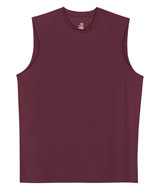 4130 Badger Sleeveless B-Dry Tee Maroon