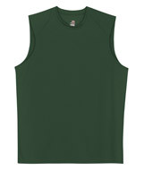 4130 Badger Sleeveless B-Dry Tee Forest Green
