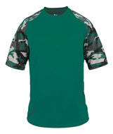 4141 Badger Adult Camo Sport Tee Forest/ Forest Camouflage