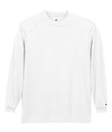 4156 Badger Performance Mock Tee White