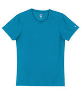 4160 Badger Ladies' B-Core Short-Sleeve Performance Tee Electric Blue