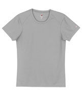 4160 Badger Ladies' B-Core Short-Sleeve Performance Tee Silver