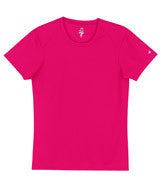 4160 Badger Ladies' B-Core Short-Sleeve Performance Tee Hot Pink