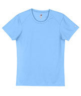 4160 Badger Ladies' B-Core Short-Sleeve Performance Tee Columbia Blue