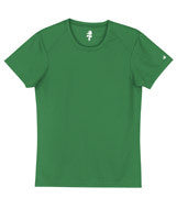 4160 Badger Ladies' B-Core Short-Sleeve Performance Tee Kelly Green
