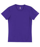4160 Badger Ladies' B-Core Short-Sleeve Performance Tee Purple