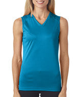 4163 Badger Ladies’ Sleeveless Tee Electric Blue