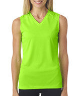 4163 Badger Ladies’ Sleeveless Tee Lime