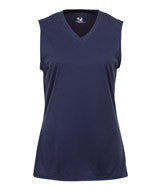 4163 Badger Ladies’ Sleeveless Tee Navy