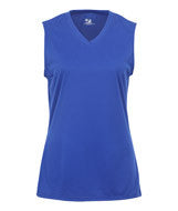 4163 Badger Ladies’ Sleeveless Tee Royal