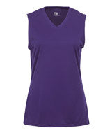 4163 Badger Ladies’ Sleeveless Tee Purple