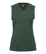 4163 Badger Ladies’ Sleeveless Tee Forest Green