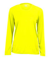 4164 Badger Ladies' B-Dry Core Long-Sleeve Tee Safety Yellow