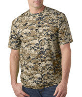 4180 Badger Adult Digital Tee Sand Digital