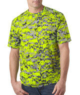 4180 Badger Adult Digital Tee Safety Yellow Digital