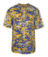 4180 Badger Adult Digital Tee Royal Gold Digital