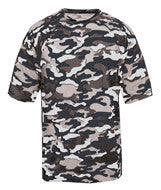 4181 Badger Adult Camo Tee Navy Camouflage