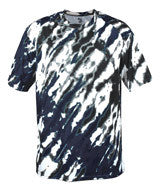 4182 Badger Adult Tie Dri Tee Navy Tie Dri