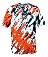 4182 Badger Adult Tie Dri Tee Burnt Orange Tie Dri