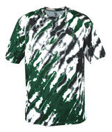 4182 Badger Adult Tie Dri Tee Forest Tie Dri