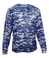 4184 Badger Adult Digital Long-Sleeve Tee Royal Digital