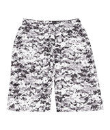 4187 Badger Adult 10" Digital Sublimated Print Shorts White Digital
