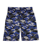 4188 Badger Adult 10" Camo Sublimated Print Shorts Royal Camo