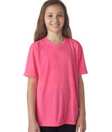 42000B Gildan Performance&trade; Youth T-Shirt Safety Pink