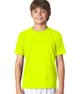 42000B Gildan Performance&trade; Youth T-Shirt Safety Green
