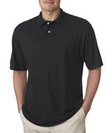 421 Jerzees Adult JERZEES&reg; SPORT Jersey Polo Black