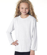 42400B Gildan Performance&trade; Youth Long-Sleeve T-Shirt White