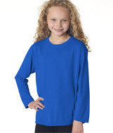 42400B Gildan Performance&trade; Youth Long-Sleeve T-Shirt Royal